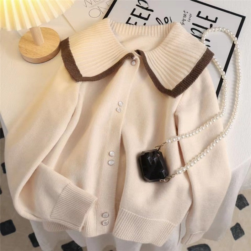 Women Knitwear Autumn and Winter Sweater Female Loose Knitted Cardigan