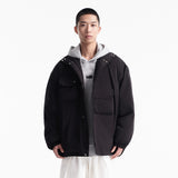 Unisex Winter Cotton Coat Winter Three-Dimensional Multi-Pocket Stand-up Collar Cotton-Padded Clothes