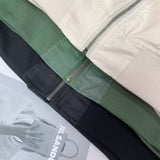 Women Jacket Autumn and Winter Stand Collar Jacket Long Sleeve Baseball Uniform Coat