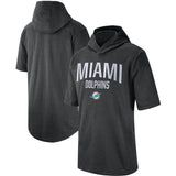 NFL T-Shirts NFL Football Hooded T-Shirt Short Sleeve Print