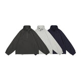 Unisex Jacket Retro Pullover Jacket Stand Collar Coat