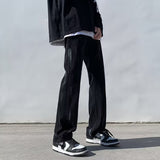 Men Jeans Spring Slim-Fitting Straight-Leg Pants Pants