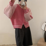 Women Knitwear Autumn and Winter Zipper Sweater Loose Knitted Cardigan