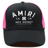 Amiri Hat Alphabet Print Shade Baseball Cap Outdoor Cap