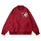 Men Jacket Coat Ins Embroidered Letter Baseball Uniform Jacket Men Autumn and Winter Loose