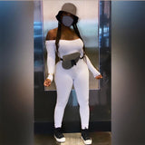 Women Jumpsuit Spring and Autumn Long Sleeve Slim Fit Hip Raise Jumpsuit