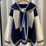 Women Knitwear Autumn Winter Retro Knitwear Sweater