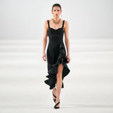 Women Dresses Sexy Sling Dress Midi Dress Evening Gown (Zns0409)