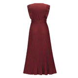 Women Date Dress Chiffon Dress Slim Fit Dress