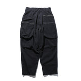 Men Sweatpants Pocket Zipper Overalls Loose Casual Pleated Wide Leg Trousers