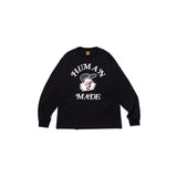 Mens T-shirts Vintage human made Mickey Rabbit Long Sleeve T-Shirt ins