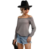 Women Knitted Sweater Autumn and Winter Leisure Long Sleeve Sweater