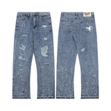 Gallery Dept Jeans Unisex Loose Distressed Jeans