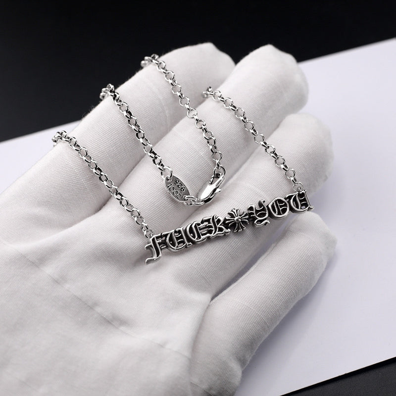 Chrome Hearts Necklace Vintage Male and Female Collarbone Chains