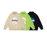 Unisex Hoodie Autumn Back Affixed Cloth Embroidered Sweater