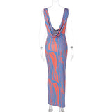 Women Dresses Autumn Sexy Backless Slim Fit Sleeveless Dress