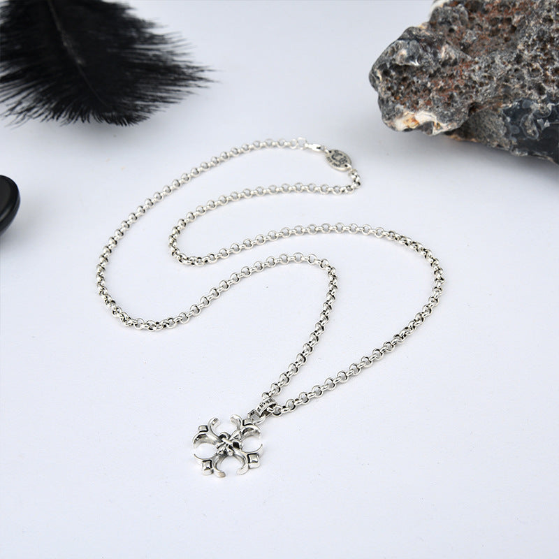 Chrome Hearts Necklace Cross Pendant for Men and Women
