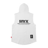 Men Vest Spring/Summer Hooded Sleeveless T-shirt Loose Hip Hop Vest for Men and Women