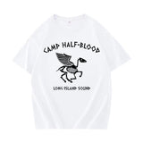 Camp Half Blood Long Island Sound Skull Percy Jackson T Shirt