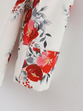 Women Suits Autumn Leisure Elegant Printed Small Suit Coat Suit