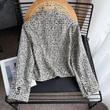 Women Woolen Coat Tweed Chanel Coat