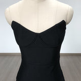 Women Evening Dress Sexy Long Evening Dress Slim Fit Bandage One-Piece Dress