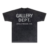 Gallery Dept T Shirts Tee Shirt Washed and Worn Short Sleeve T-shirt Blouse