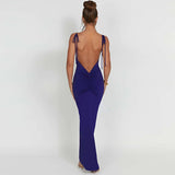 Women Dresses Summer Sexy Backless Spaghetti Straps Dress