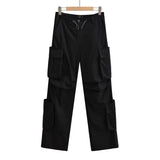 Women Sweatpants Retro Loose Straight Casual Trousers