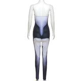 Women Jumpsuit Fall Slim Fit Sheath Jumpsuit