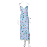 Women Dresses Summer Sexy Backless Lace Sling Dress