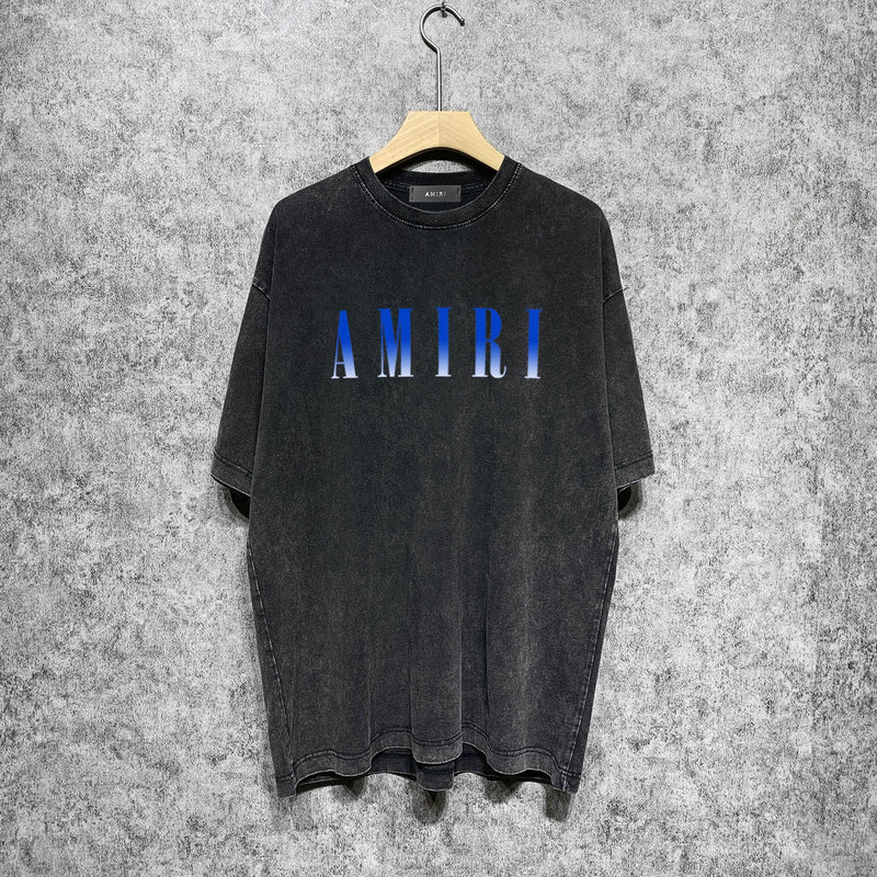 Amiri T-Shirt Distressed Retro Short Sleeve T-shirt