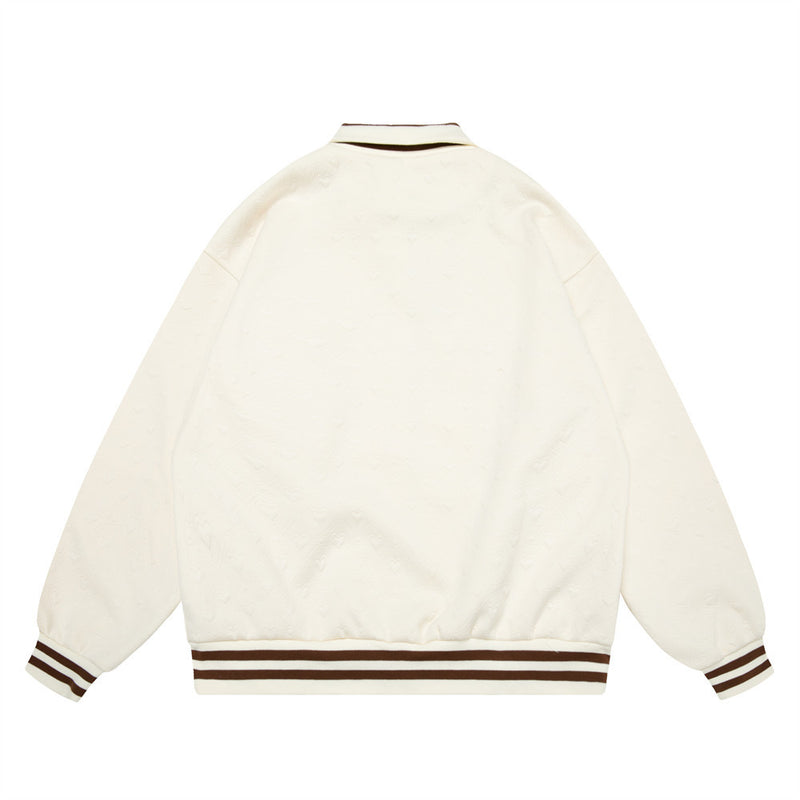 Men Jacket Coat Baseball Uniform Men's Ins Punk Loose Embroidered Letter Jacket Jacket