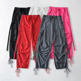 Women Sweatpants Loose-Fitting Casual Ankle-Banded Hip Hop Trousers Overalls