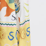 Women Dresses Spring Dress Single-Breasted Dress (Qymy0409)