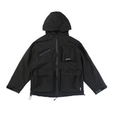 Men Jacket Coat Shell Jacket Men's Winter Loose Clothes Cap Coat