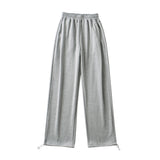 Women Sweatpants Spring Casual Wide Leg Straight Harem Pants