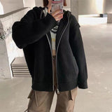Women Knitted Cardigan Hooded Sweater Cardigan Autumn Long Sleeve Loose Knitted Coat