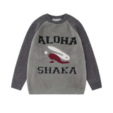 Unisex Sweater Autumn Jacquard Mink Stitching Sweater