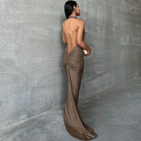 Women Dresses Autumn Sexy Backless Dress