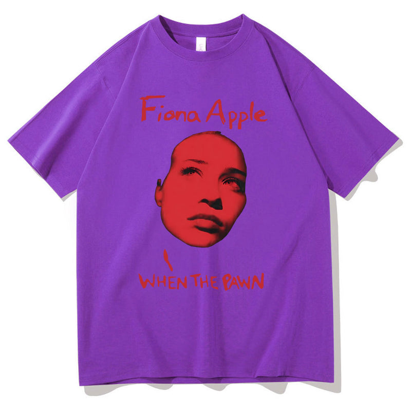 Rock Singer Fiona Apple Print T-shirt Men Women Fashion Rock