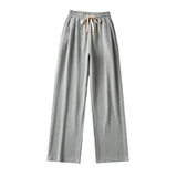 Women Sweatpants Straight-Leg Pants Sweatpants Loose Sports and Leisure Wide Leg Pants