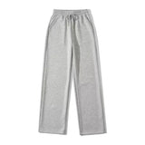 Women Sweatpants Autumn and Winter Loose Straight Casual Wide-Leg Sweatpants