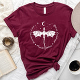 Grunge Fourth Wing Printed Women Graphic T Shirts