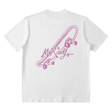 Men T Shirt Hip Hop Retro Graffiti Short Sleeve T-shirt