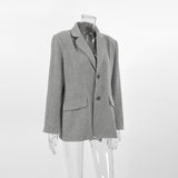 Women Trench Coat Suit Jacket Loose Autumn and Winter