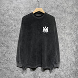 Amiri Long-Sleeve Shirt Vintage Distressed Long Sleeve T-shirt