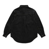 Men Jacket Coat Ripped Denim Jacket Embroidered Workwear Jacket