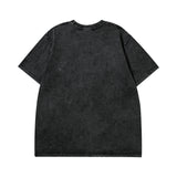 Men T Shirt Distressed Short-Sleeved T-shirt Men and Women Half Sleeve Tee