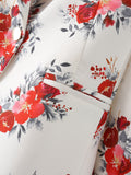 Women Suits Autumn Leisure Elegant Printed Small Suit Coat Suit